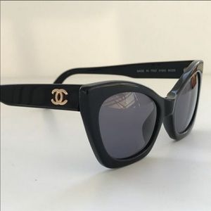 Vintage Chanel Cat Eye Sunglasses • RARE